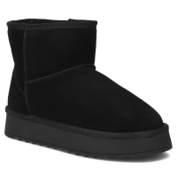 Skórzane śniegowce Filippo DBT7329/25 BK czarne