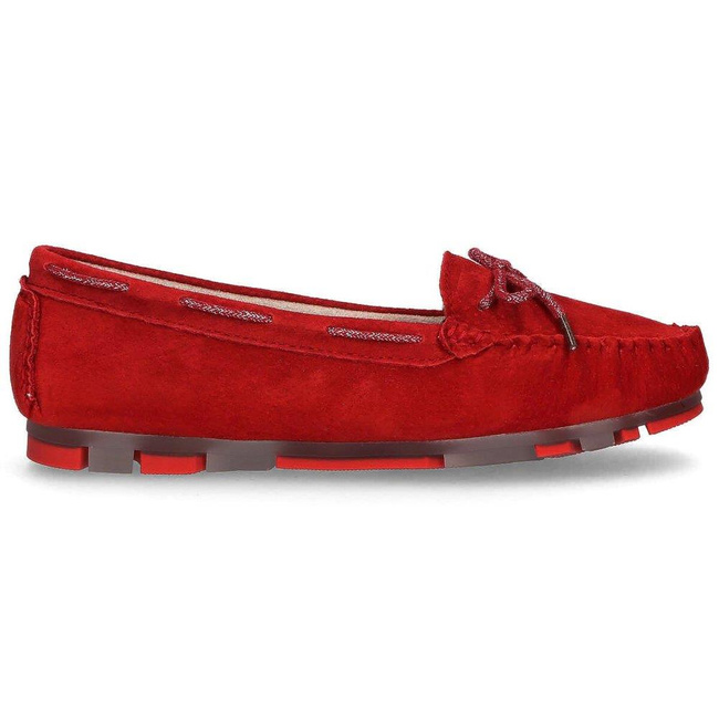 Leather loafers Filippo DP1203/20 RD red