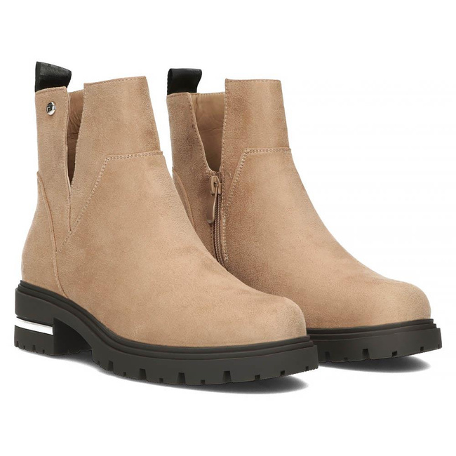 Botki  Filippo DBT3987/22 BE beżowe