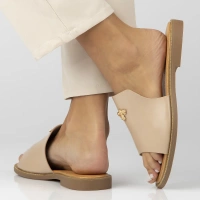 Klapki Filippo DK6975/25 BE beżowy