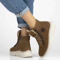 Leather ankle boots Filippo DBT7290/25 BR brown