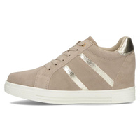 Skórzane Sneakersy Filippo DP3549/22 BE beżowe