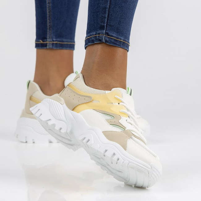 Sneakersy Filippo BL275P BE beżowe