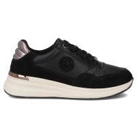 Leather sneakers Filippo DP7106/25 BK black