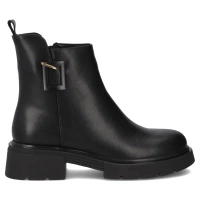 Leather ankle boots Filippo DBT7185/25 BK black