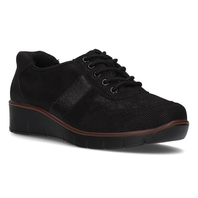 Leather shoes Filippo DP028/23 BK black