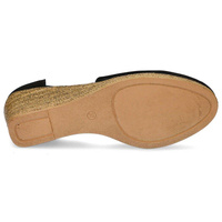 Skórzane sandały Filippo DS1394/20 BK czarne