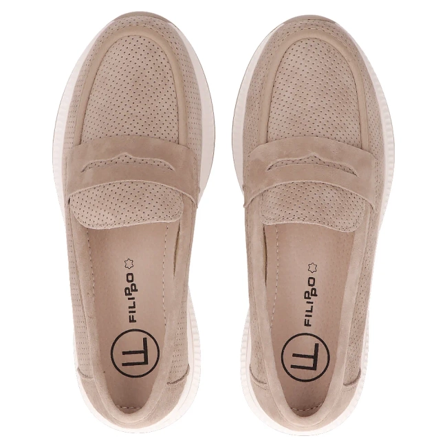 Leather shoes Filippo DP6750/25 GE green