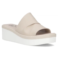 Leather flip-flops Filippo DK6147/24 BE beige