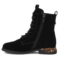 Leather ankle boots Filippo DBT7232/25 BK black