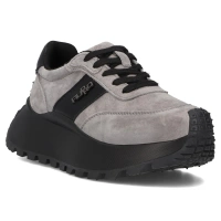 Leather sneakers Filippo DP6785/25 BE beige