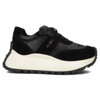 Skórzane sneakersy Filippo DP6785/25 BK czarne