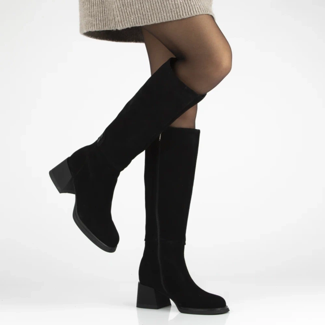 Leather ankle boots Filippo DKZ7211/25 BK black