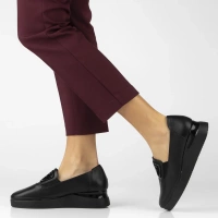 Leather shoes Filippo DP7396/25 BK black