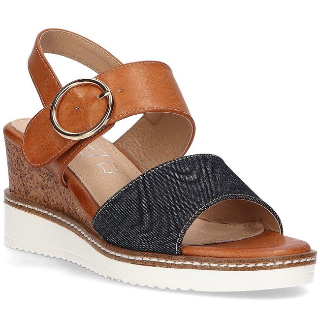 Wedge sandals Filippo DS2077/21 BR DE brown