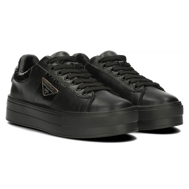 Leather shoes Filippo DP4707/23 BK black
