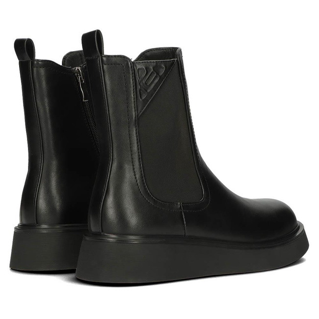 Botki na platformie Filippo DBT4069/22 BK czarne