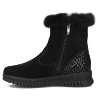 Skórzane botki Filippo DBT7271/25 BK czarne