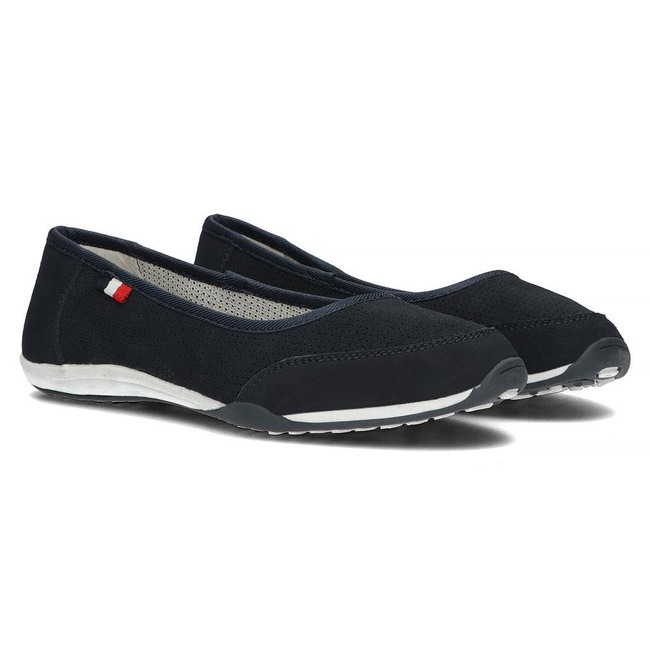 Leather shoes Filippo DP143/22 NV navy blue