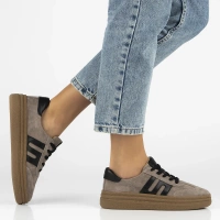 Leather shoes Filippo DP7114/25 TP Taupe