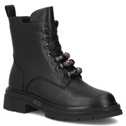 Leather ankle boots Filippo DBT7347/25 BK