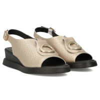 Leather sandals Filippo DS6873/25 GO gold