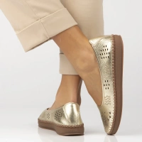 Leather shoes Filippo DP6831/25 GO gold