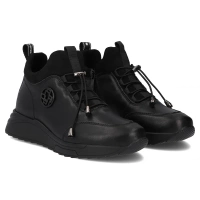 Leather ankle boots Filippo DBT7168/25 BK black