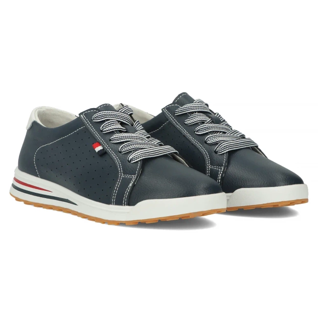 Leather shoes Filippo DP3509/24 NV navy