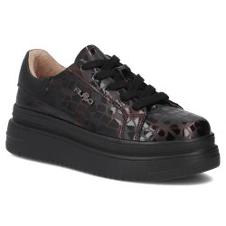 Leather sneakers Filippo DP7118/25 BG maroon