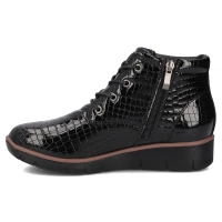 Skórzane botki Filippo DBT3169/25 BK czarne