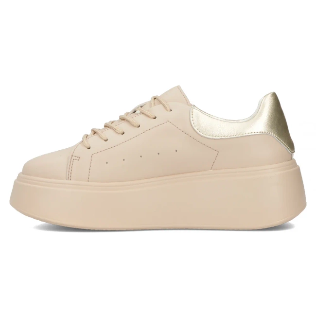 Leather sneakers Filippo DP6058/25 BE beige