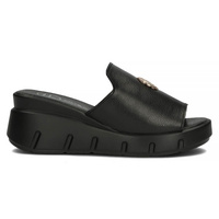 Leather flip-flops Filippo DK3596/23 BK black