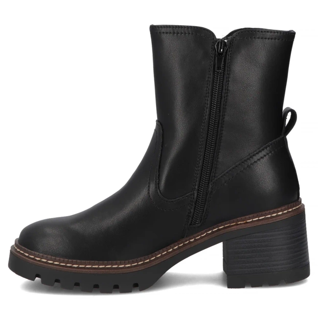 Leather ankle boots Filippo DBT7259/25 BK black