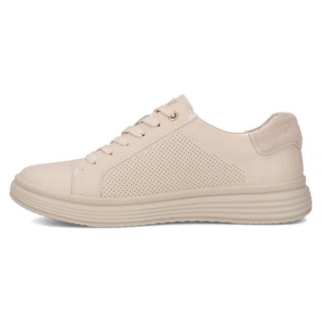Leather sneakers Filippo DP6860/25 BE beige
