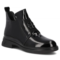 Skórzane botki Filippo DBT7393/25 BK L czarne