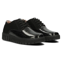 Leather shoes Filippo DP4725/23 BK black