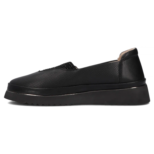 Leather shoes Filippo DP7000/25 BK black