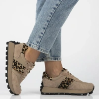 Leather sneakers Filippo DP7112/26 BE LEO brown