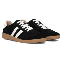 Leather sneakers Filippo DP6741/25 BK black