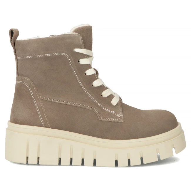 Leather ankle boots Filippo DBT7267/25 TP taupe