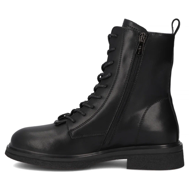 Leather ankle boots Filippo DBT7250/25 BK black