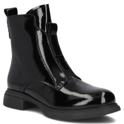 Skórzane botki Filippo DBT6540/25 BK czarne