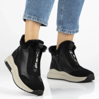 Leather ankle boots Filippo DBT7177/25 BK black