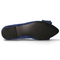 Leather ballerinas Filippo DP1329/20 NV navy blue