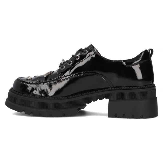 Leather shoes Filippo DP6459/24 BK L black