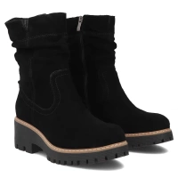 Leather ankle boots Filippo DBT6402/25 BK black