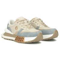 Leather sneakers Filippo DP6733/25 BE BL beige