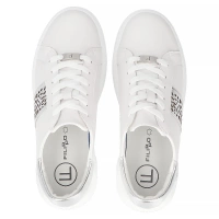 Leather sneakers Filippo DP6824/25 WH white
