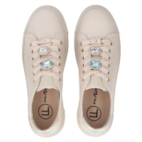 Leather sneakers Filippo DP6854/25 BK black